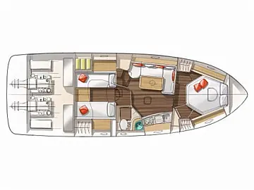 Monte Carlo 37 Hard Top - Layout image