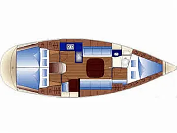 Bavaria 36 - Layout image