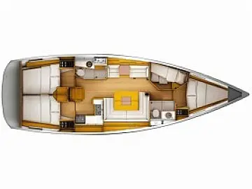 Sun Odyssey 449 - [Layout image]