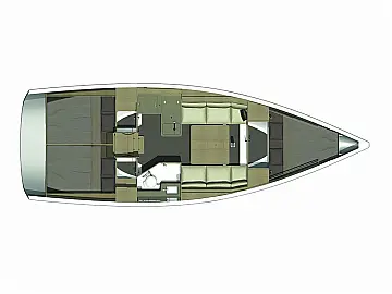 Dufour 360 GL - Layout image